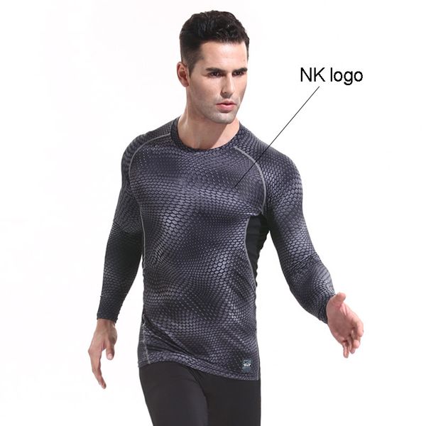 

wholesale sports tights long sleeve stretch quick-drying compression quick-drying clothes basketball running fitness training, White;black