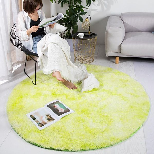 

carpets motley plush round soft for living room bedroom fluffy rugs home decor shaggy carpet cloakroom tea table floor mats