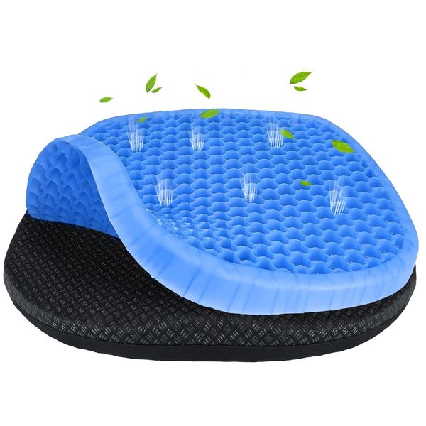 

gel ice mat summer vehicle seat cooling cushion enhnced double non slip for home office student chiar back pain relief