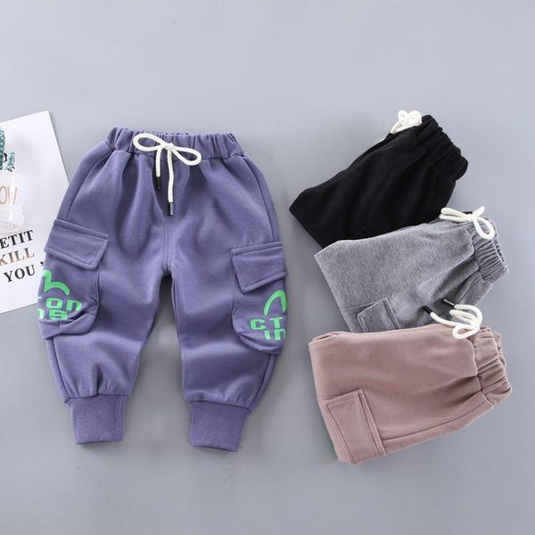 

trousers children sports pants baby boys spring autumn fashion pocket cotton, Blue