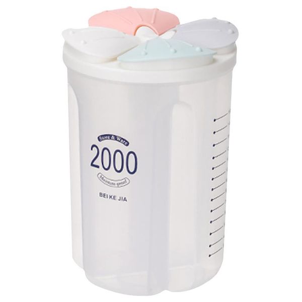

1pc storage containers with lids dried 4 compartment sealed can