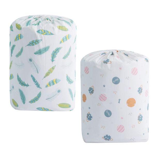 

storage bags 2 pcs clothes large capacity container drawstring