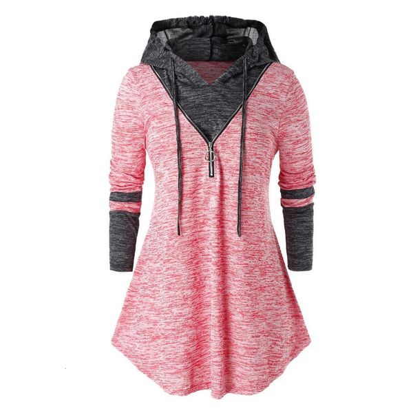 

5xl hoodie shirt casual plus size womens and blouses space dyeing long sleeve hooded shirt blouse camisas mujer, White