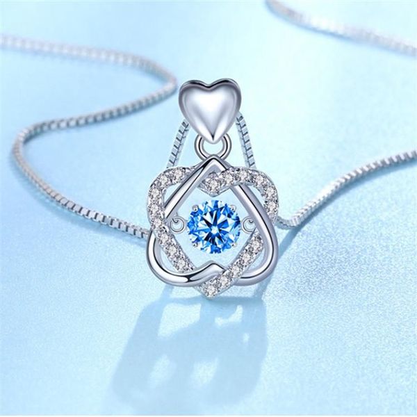 

pendant necklaces six-pointed star for women men gold cross crystal chokers necklace trendy jewelry gifts, Silver