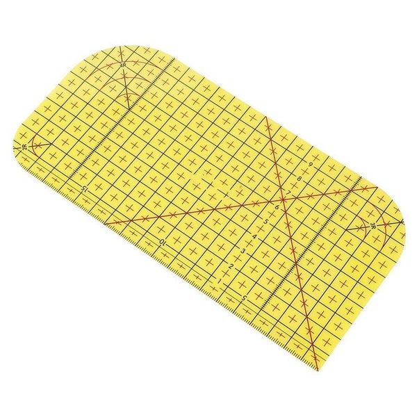 

2 pieces ironing ruler patchwork sewing tool diy sewing supplies measuring tool tailor ruler 7.8 inch and 11.8 inch, Black