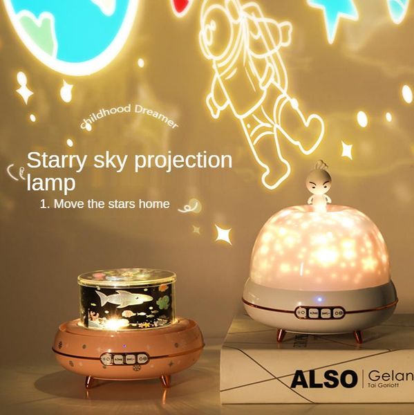 

strings starry sky projector lamp dream romantic rotating doll bedroom night light birthday children's day gift room lights