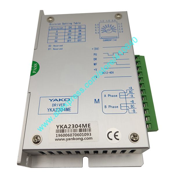 Famoso azionamento per motore passo-passo YAKO YKA2304ME DC da 12 a 40 V per driver microstep per motore passo-passo NEMA da 17 a 23 dal venditore più votato