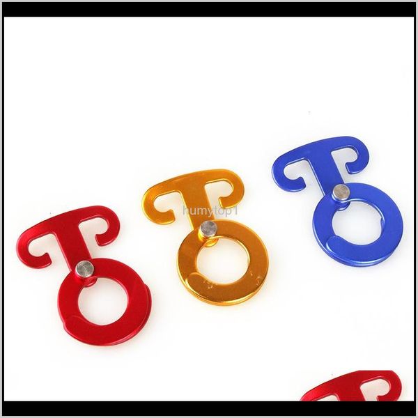 

multifunctional camping hook encamp tools 3 colors tents wind rope buckle for fixed position aluminium alloy outdoor gadgets 4jy x nes mzm5g