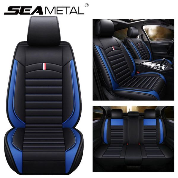 

car seat covers premium leather cushion adjustable sport chair protector universal fit for 5 seats most sedan suv