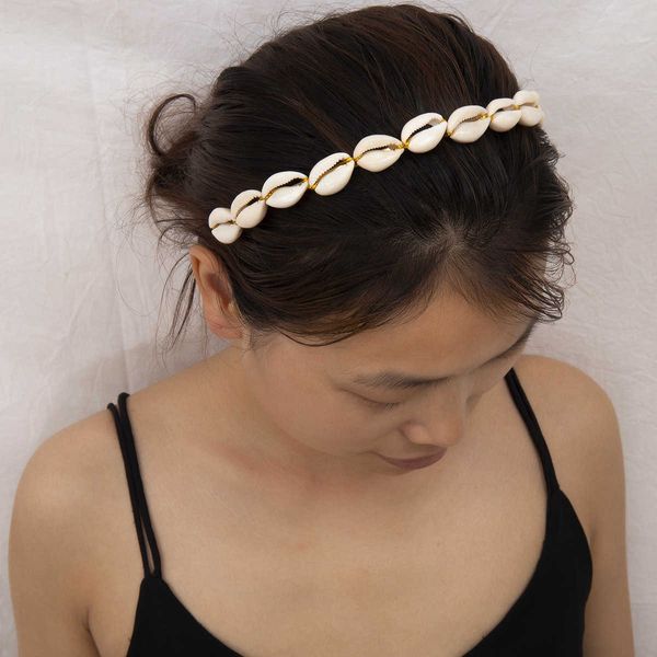 

jewelry personality versatile popular geometric hair accessories simple creative shell winding hairpin female, Silver