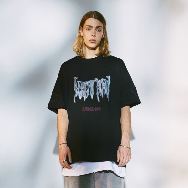 

2021 new decrepit birth print t-shirts hip hop streetwear tshirts men fashion summer casual short sleeve tees male inxw, White;black