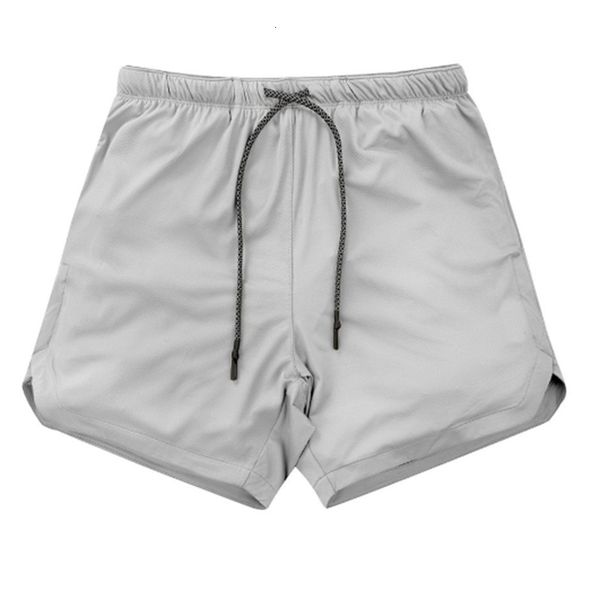 

2020 summer men 2 in 1 sport gym workout running shorts breathing fitness bodems with bags, White;black