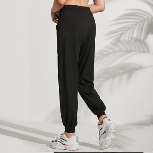 

yoga outfits salspor casual pants women loose high waist elastics jogging leggings breathable fitness running sports sweatpants, White;red