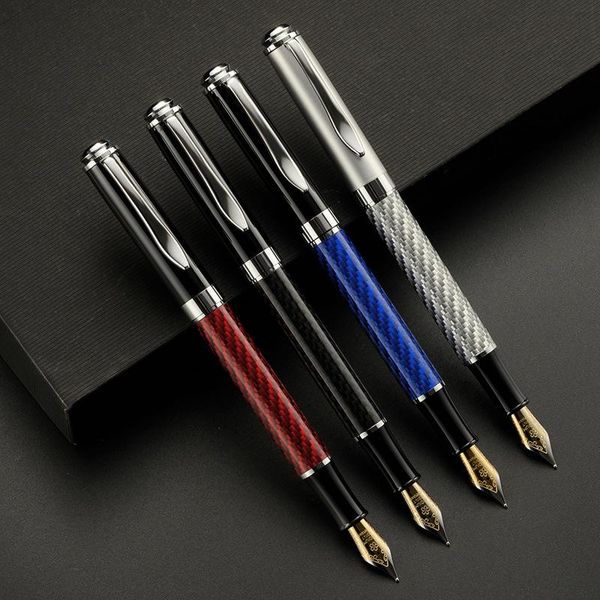 

fountain pens pen business carbon fiber calligraphy office school gift luxury parker stationery supplies multicolor 03953