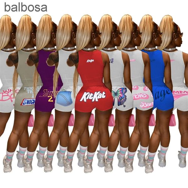 

new women summer tracksuits fashion letter printed two piece sets sports suit solid color vest shorts outfits selling 2023, Black;white