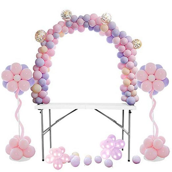 

balloon arch set column stand base frame kit birthday wedding party decor