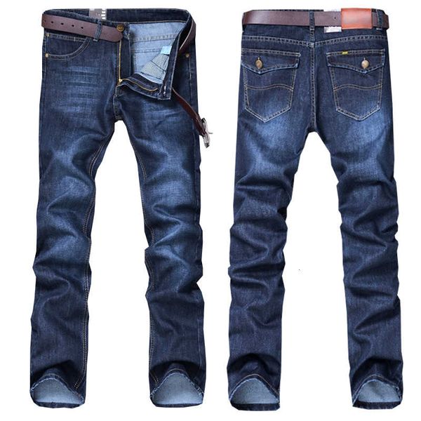 

casual pure blue classic men new straight big mate katoon jeans