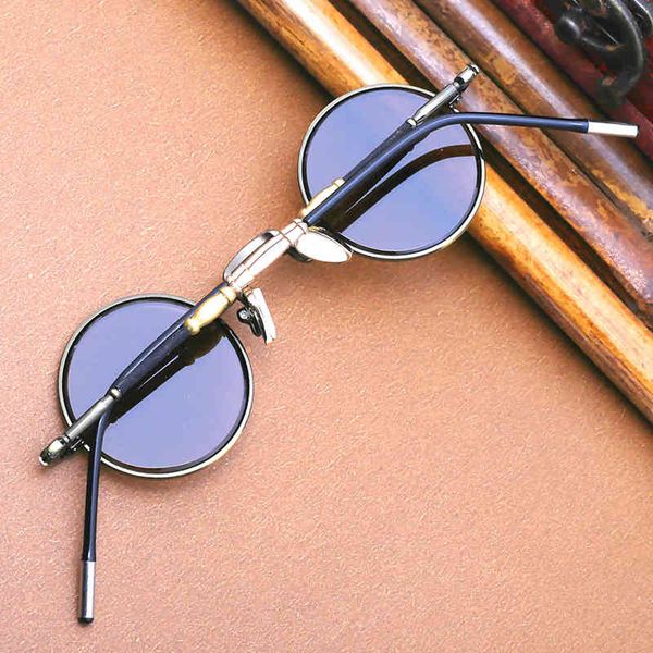 

luxury designer glasses vazrobe small round sunglasses male glass glasses men titanium frame steampunk vintage punk retro women lennon eyewe, White;black