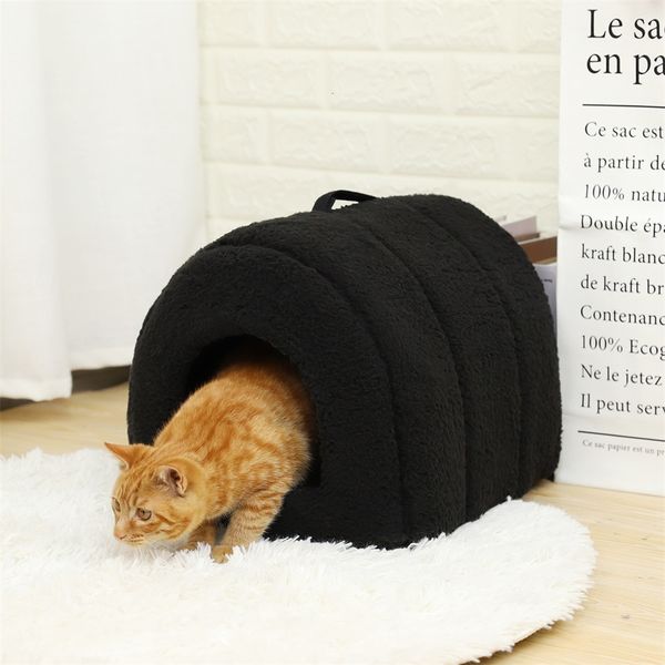 

2021 new form lovely soft bed 4 color cat home pillowcase pet mat kennel for small dog cub 77d8