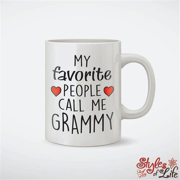 

mugs custom my favorite people call me grammy coffee mug