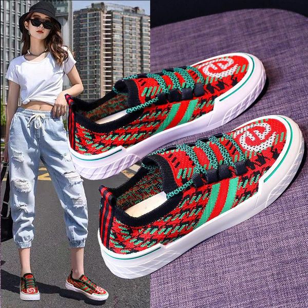 

sandals summer women's casual sports shoes hollow breathable mesh jogging 2021 size 35-40, Black