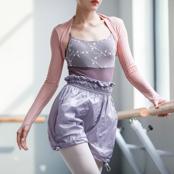 

ballet clothes women new sweat shorts high-waisted sports pants tutu ballet dance training pants practice costume vdb2809, Black;red