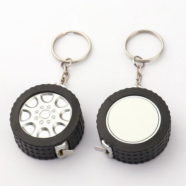 Mini fita métrica Keychain de pneu 1 meter DIY Impressão de sublimação de papel de transferência de tinta Medição