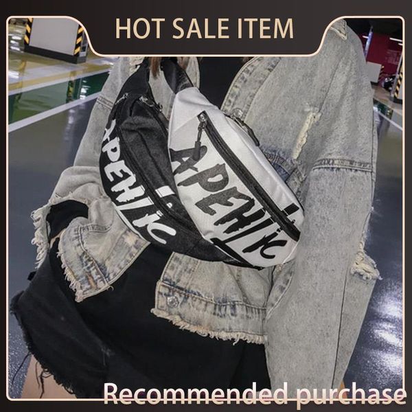 

hiking couple schoolbag chest fashion bags men shoulder bag women xiniu bag purse letter waist collection pack luminous travel roadm sffqh, Red;black