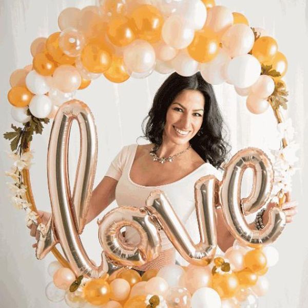 

party decoration happy birthday balloon ring wreath accessories wedding for celebration front door wall window decor supplies