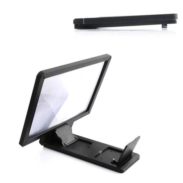 

new fordable universal mobile phone screen magnifier 3d enlarger video hd video projector bracket deskholder stand