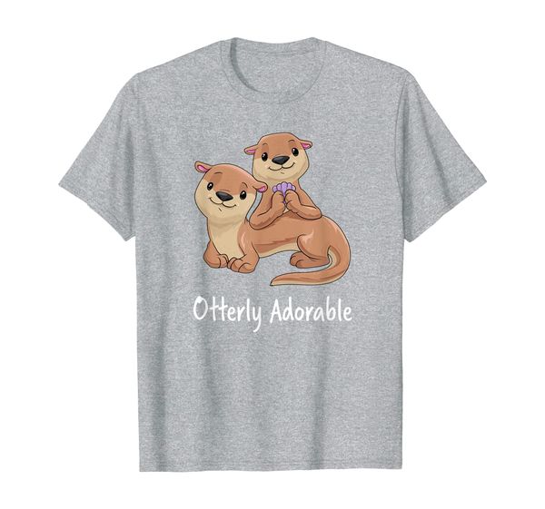 

otterly adorable shirt sweet water otter funny couple girl t-shirt, White;black