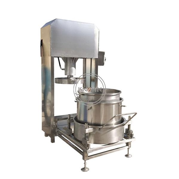 

camp kitchen industrial stainless steel automatic fruit vegetable single barrel filter hydraulic juicer machine press ship