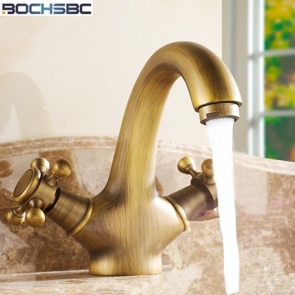 

bathroom sink faucets bochsbc full copper anitque single hole tap european style retro basin faucet mixer decorative rubinetto bagno