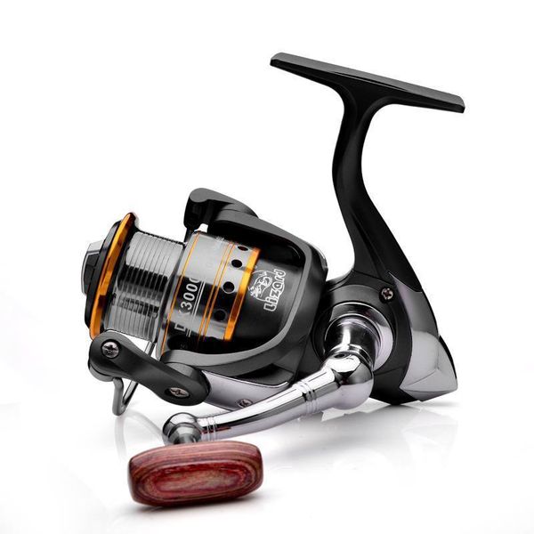 

baitcasting reels dk1000- 3000 metal spinning fishing reel 11bb saltewater carp front and rear brake speed ratio 5.2:1 black