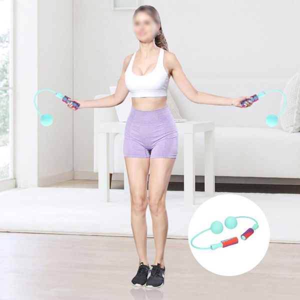 

jump ropes 2021 adjustable skipping fitness jumping ball workout weighted cordless gym equipment for home adults child training