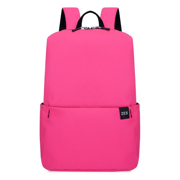 

new korean fashion trend colorful small backpack mens and womens bags light large capacity and multi-function student backpack