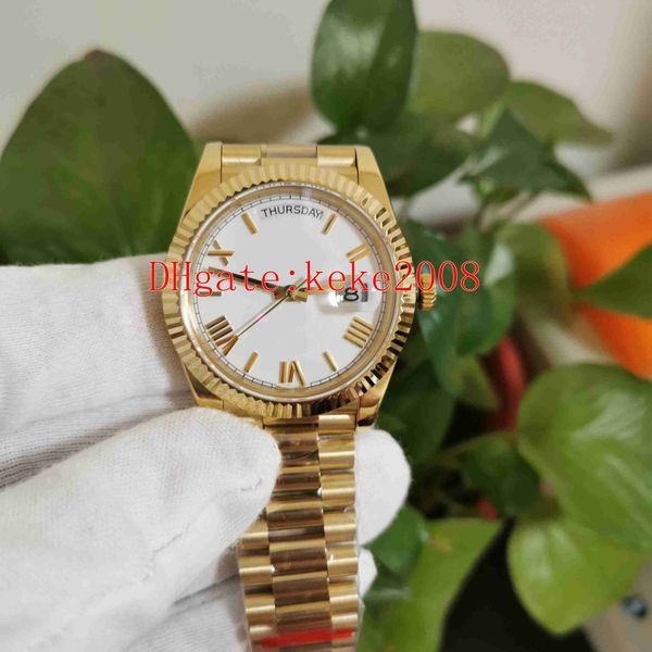 

bp maker men wristwatches 40mm 228238 yellow gold 2813 movement mechanical automatic mens watch watches with original box papers, Slivery;brown