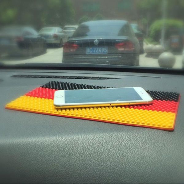 

anti-slip mats 26cm x 15cm car dashboard mat china uk usa germany flag style for phone glass mp4 dvr