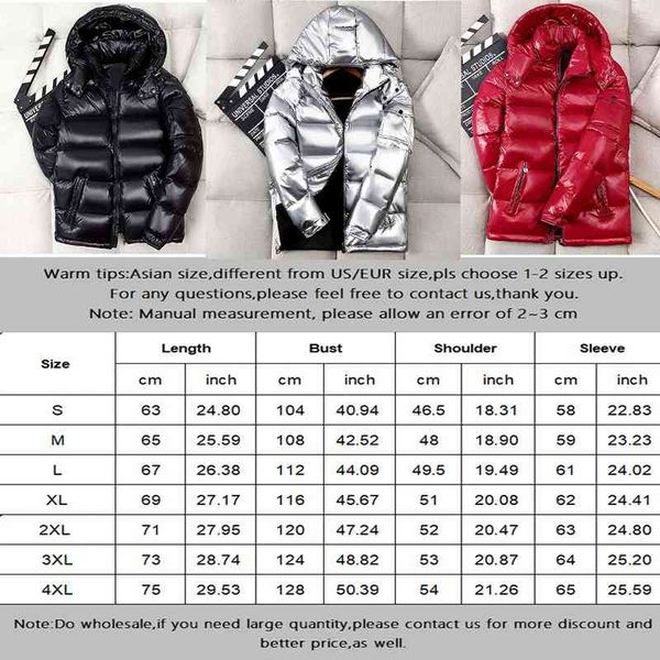 

men's down & parkas mens embroidery coats jacket man women geometric cotton warm clothes hooded winter larger size l24a, Black