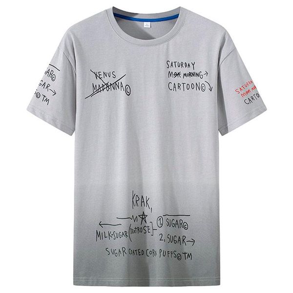 

men's t-shirts summer men t-shirtÂ tion printed cotton o-neck male fashion simple slim fit casual soft breathable plus size, White;black