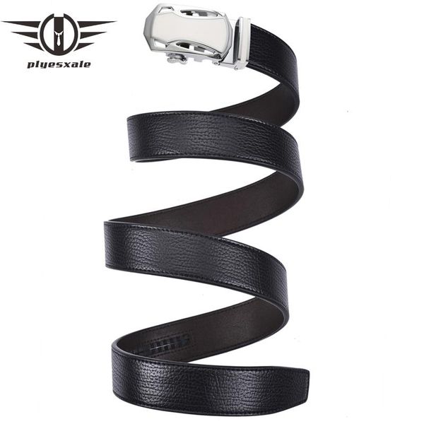 

belts brown black real leather for men luxury men's automatic buckle belt mens business all-match pants b139, Black;brown