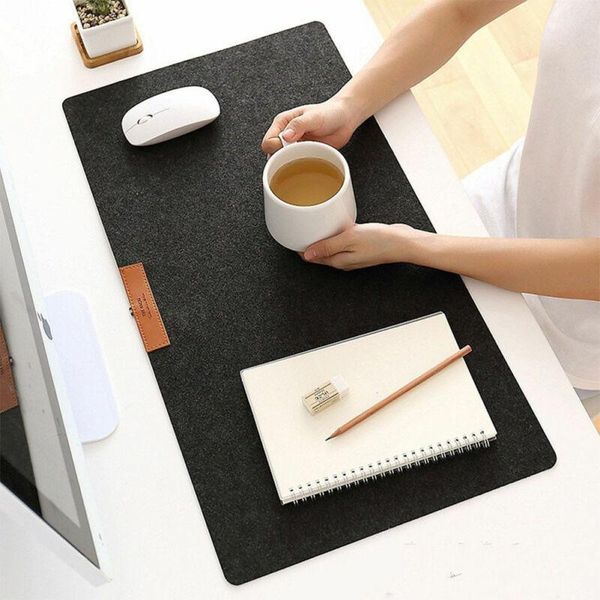 

cushion/decorative pillow large office computer desk mat modern table keyboard mouse pad wool felt lapcushion gamer mousepad