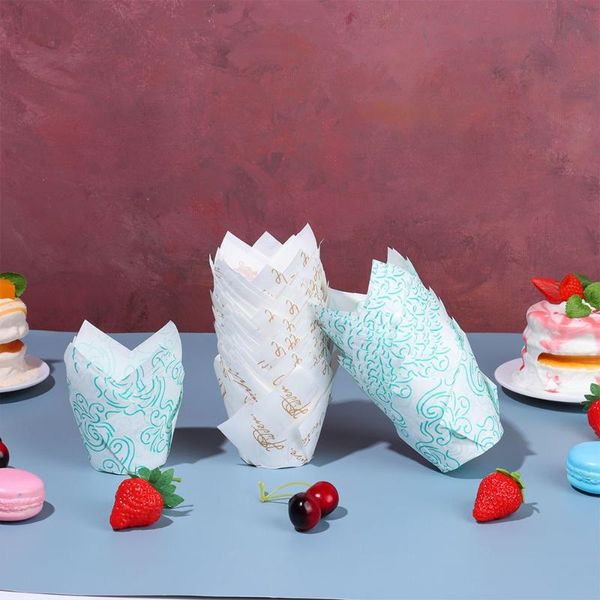

rolling pins & pastry boards 50pcs/pack caissettes tulip home kitchen for wedding party liner cupcake wrappers cake paper cups baking cup