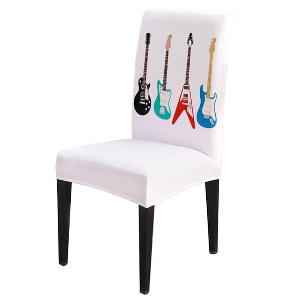

chair covers guitar bass jazz music classic cover for dining room table chairs kitchen tablecloth home decor
