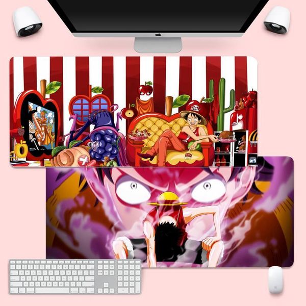 

mouse pads & wrist rests luffy gaming player desk laprubber mat mousemat xl large keyboard pc takuo anti-slip comfort pad
