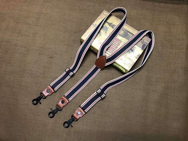 

suspenders elastic y-shape suspender adjustable suspenders strap men suspender y back belt pant, Black;white