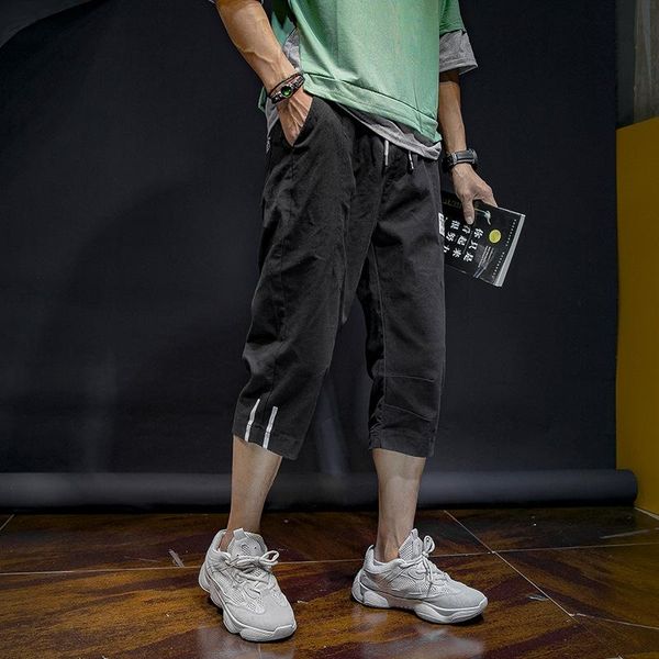 

men's jeans wimilous pants cargo straight easy movement beam foot trousers logo 7 minutes of, Blue