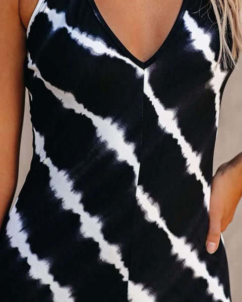 

luxury skirt have 2020 tie loose dye dress, suspender d5664 women, White;black