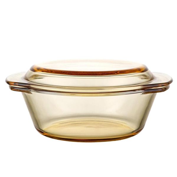 

bowls 1pc 1000ml fruit bowl soup glass salad with lid