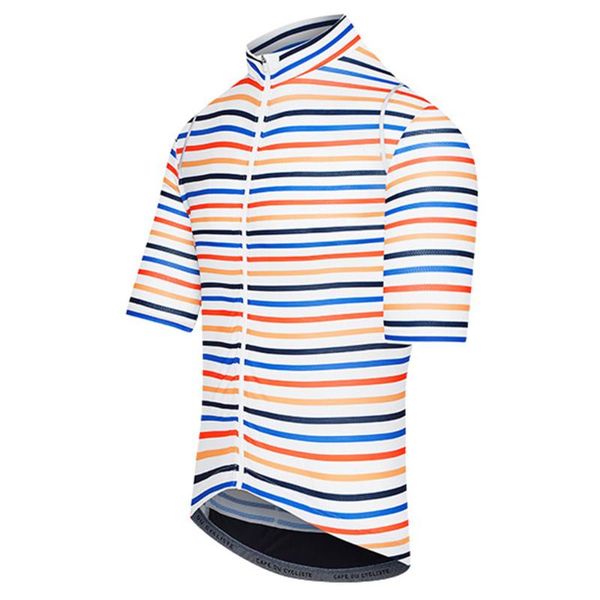 

racing jackets cafe du cycliste jersey summer men bicycle clothing breathable cycling triathlon mtb short sleeve quick dry maillot cicli, Black;red